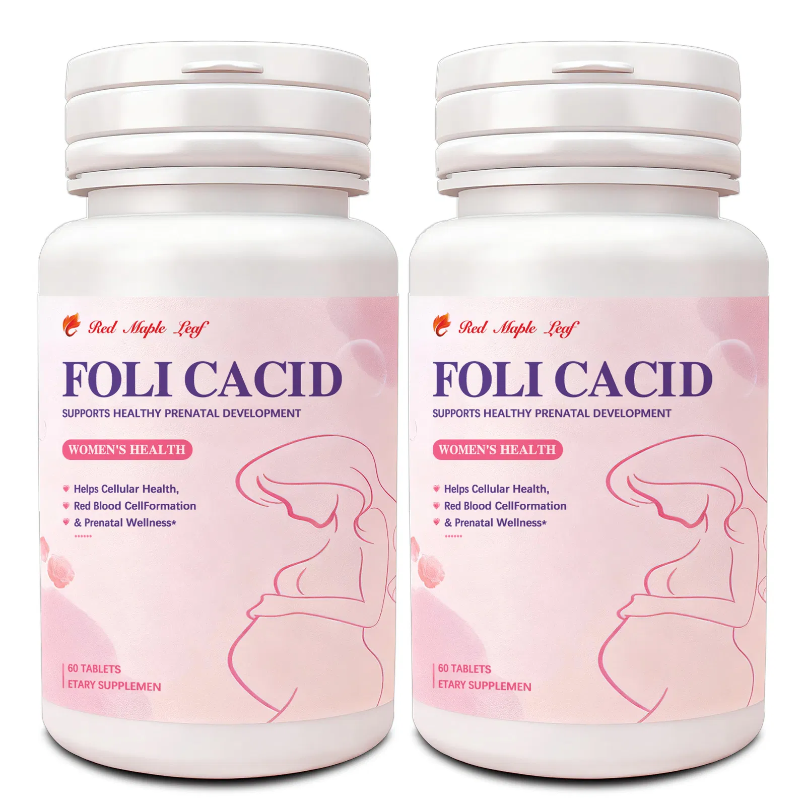 Premium Iron &amp; Folic Acid Tablets for Pregnancy - Morning Sickness Friendly