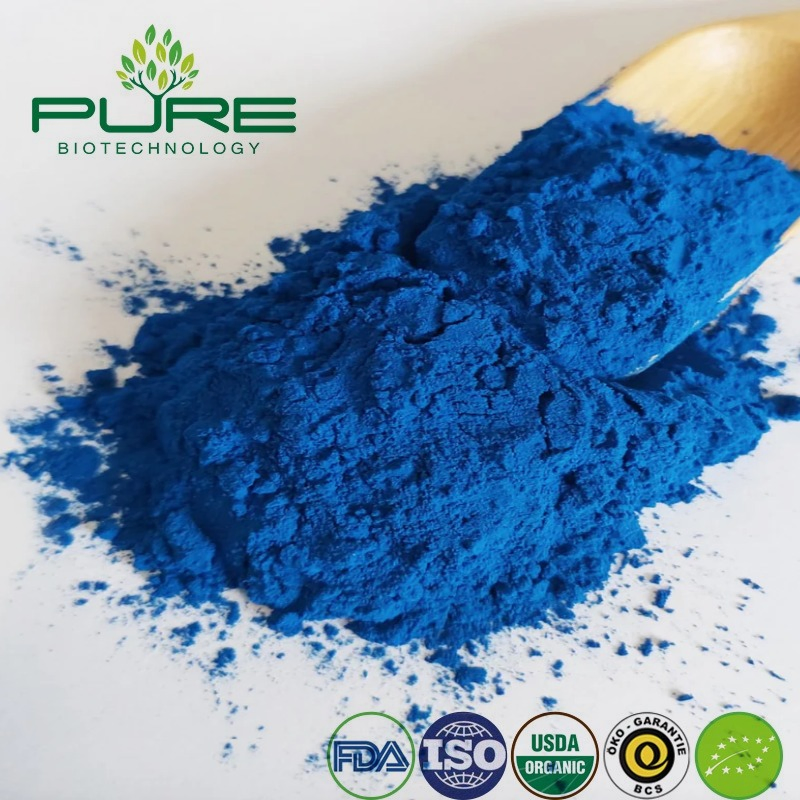 Blue Spirulina Phycocyanin E25 Extract for Nutritional Beverage Use