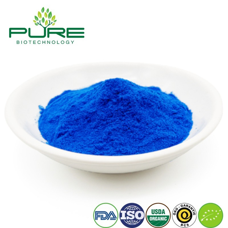 Blue Spirulina Phycocyanin E25 Extract for Nutritional Beverage Use