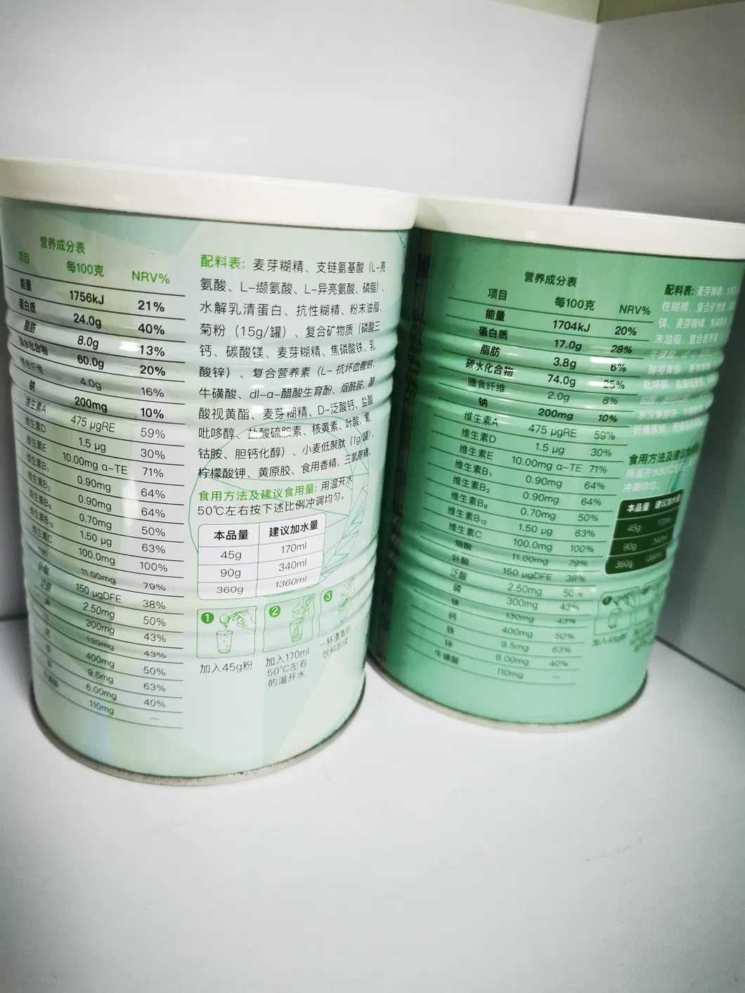 Nutrient Formula Display 1