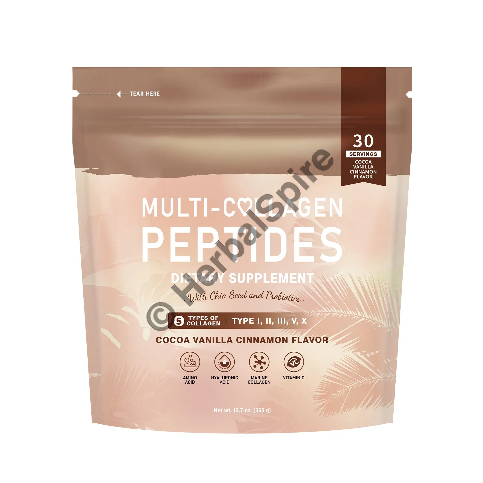 Multi Type Collagen Peptide Complex for Joint Flexibility and Connective Tissue Support