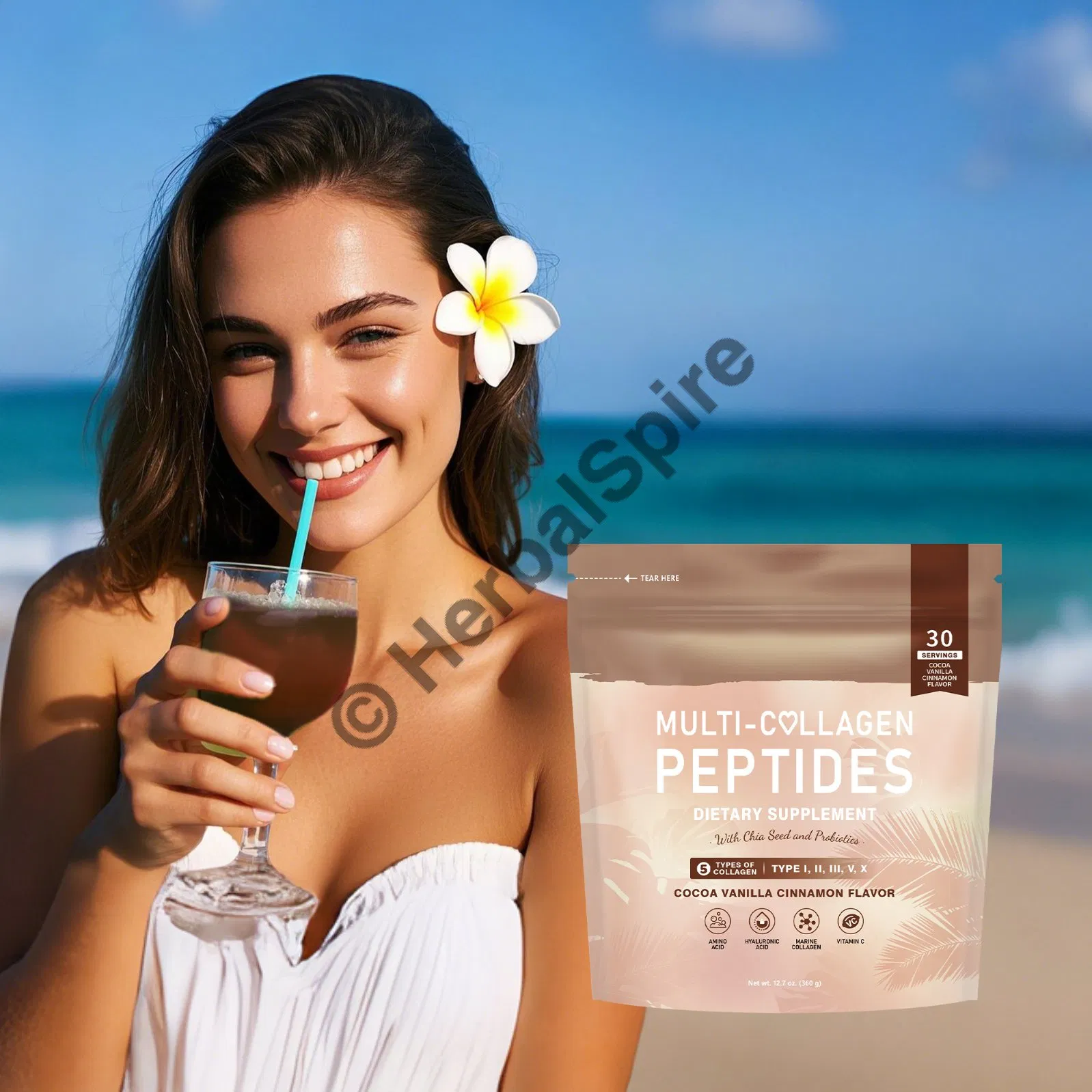 Multi Type Collagen Peptide Complex for Joint Flexibility and Connective Tissue Support