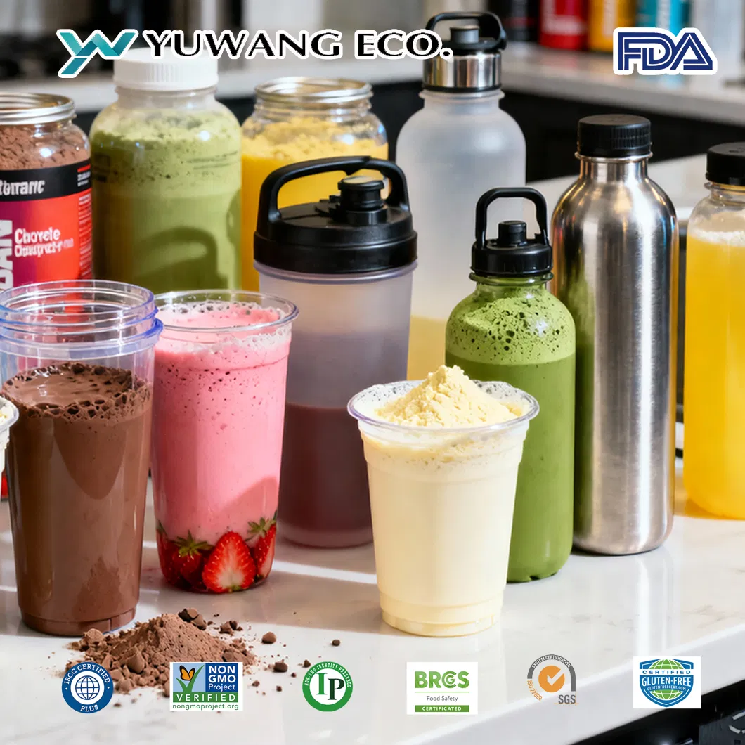 High-Solubility Instant Soy Protein Isolate Powder for Protein Shakes, Rtd Beverages &amp; Powder Supplements, Enables Clump-Free Instant Mixing