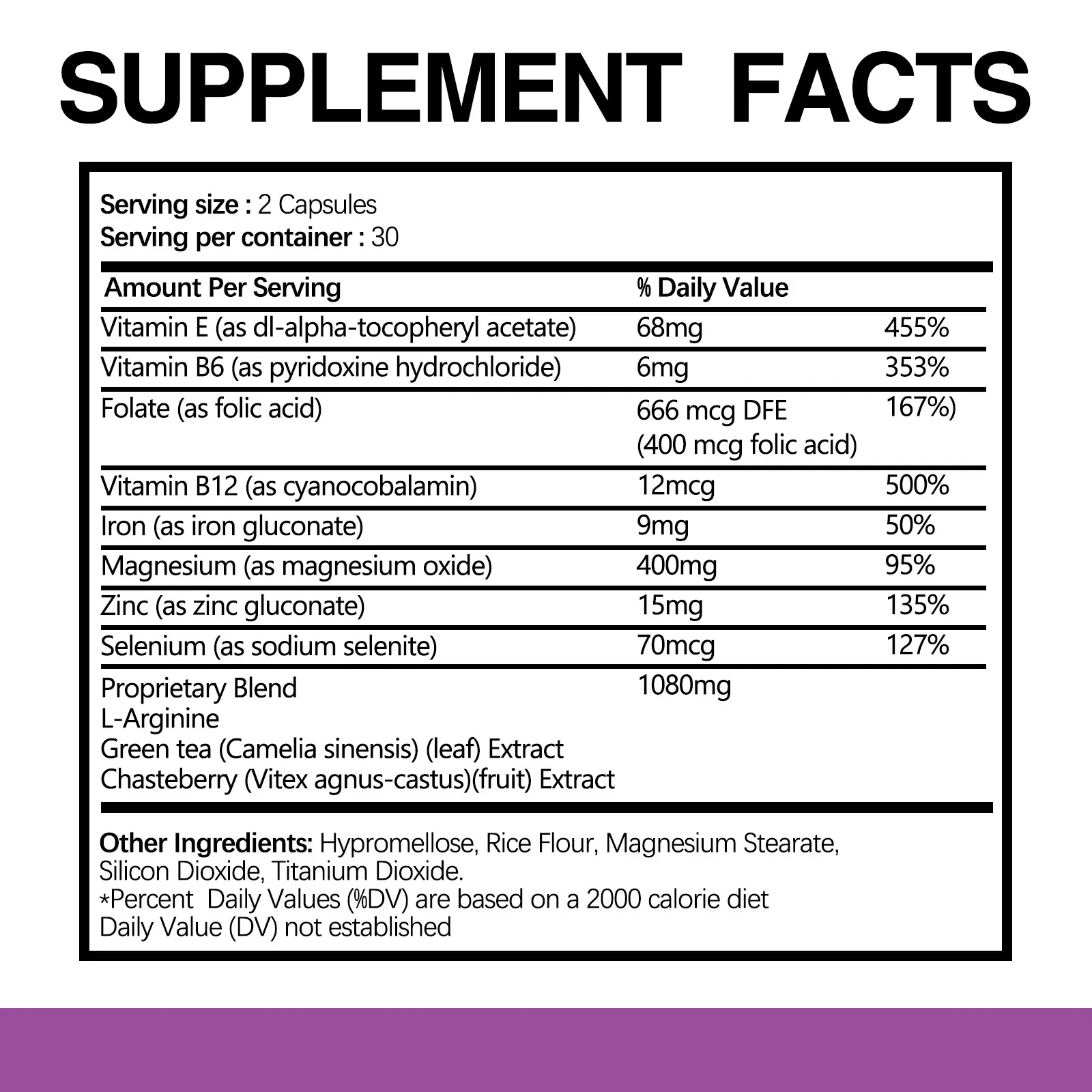 Natural Fertility Support Blend for Women's Hormone Health