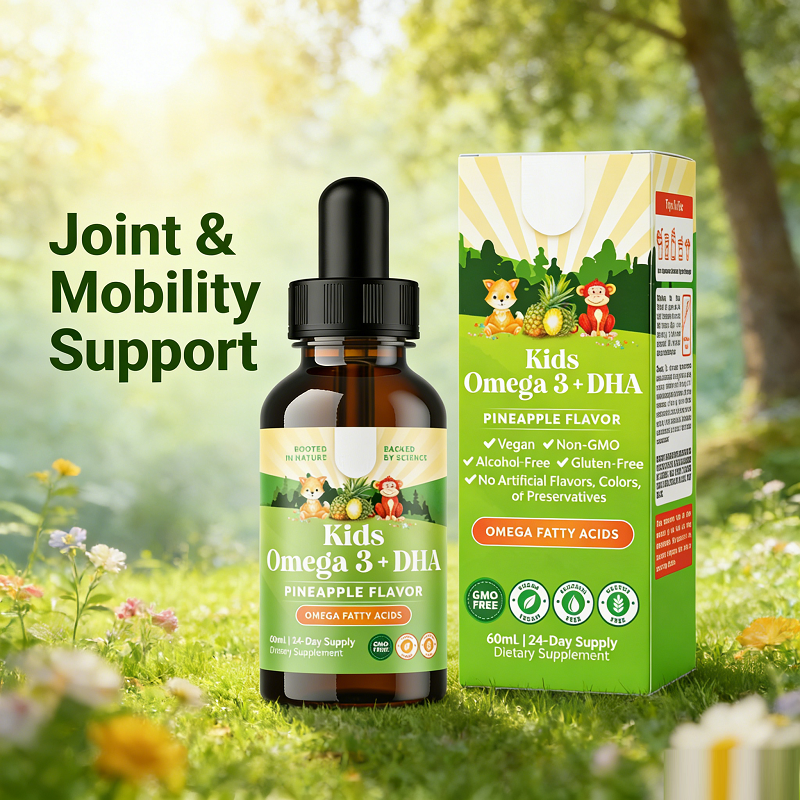 Omega-3 DHA Kids Liquid Drop Supplement for Healthy Development