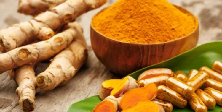 Curcumin Powder Display