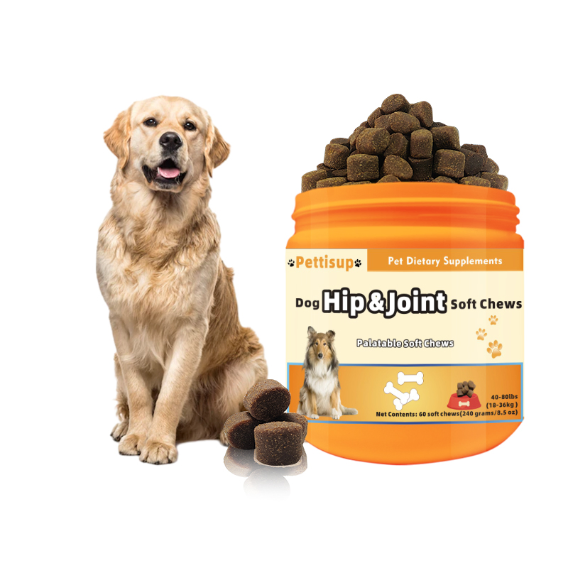 Canine Joint Support Mobility Support with Glucosamine Chondroitin Pet Dog Dietary Supplement Msm Chewable Bites