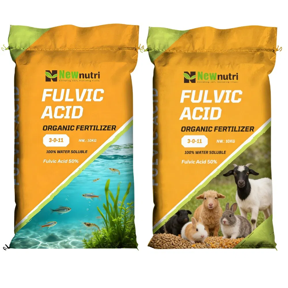Premium 50% Fulvic Acid Powder for Enhanced Nutrient Absorption in Aquaculture