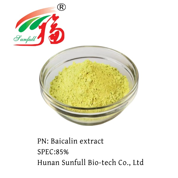 Scutellaria Baicalensis Extract 85% Baicalin Anti-Inflammatory &amp; Antiviral Agent CAS 21967-41-9 Factory