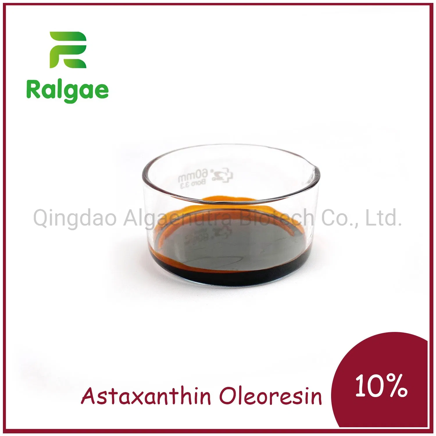 10% Content Astaxanthin Oleoresin Foods Additive Astaxanthin Oil