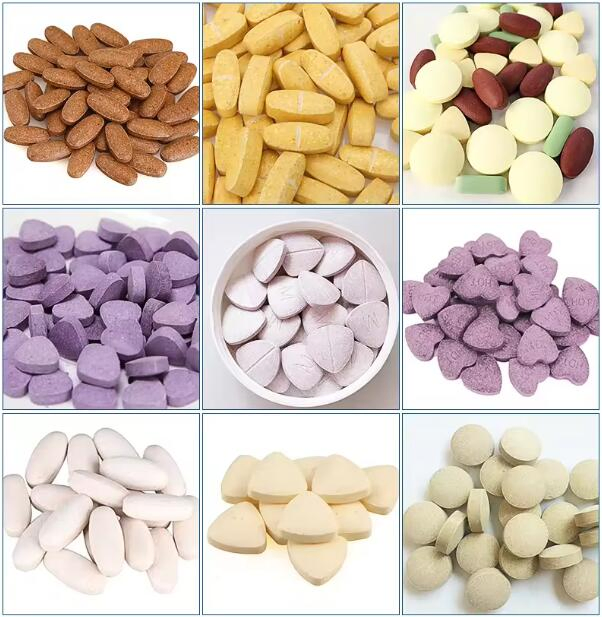 Wholesale OEM Men's Multivitamin Tablets Raw Material Inner Material