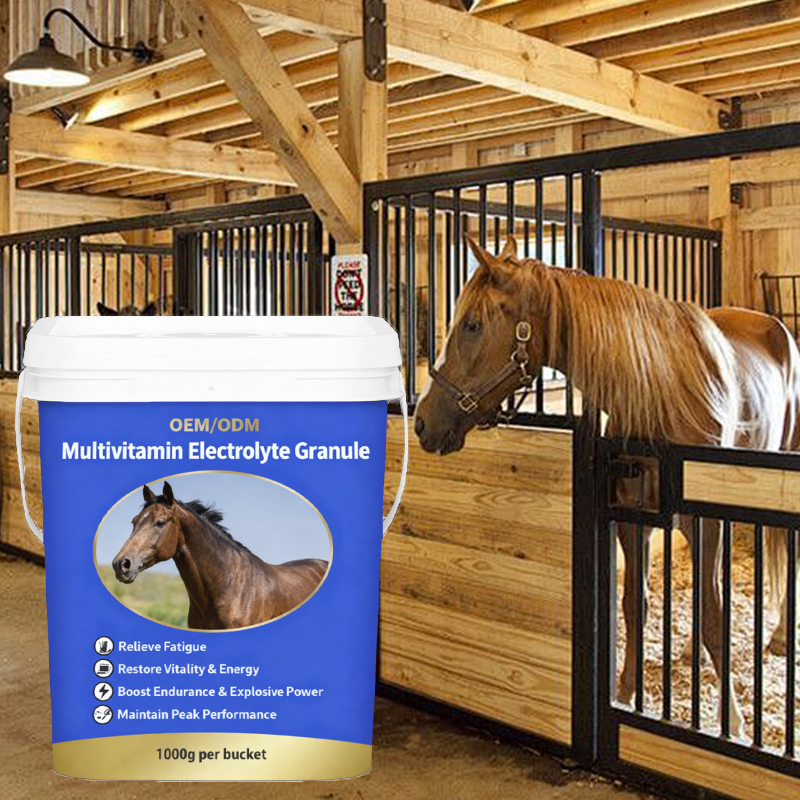 All-Natural Electrolyte and Multivitamin Blend for Horse Performance