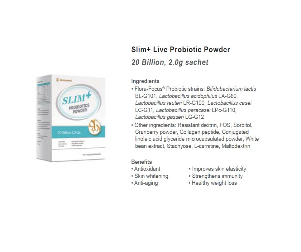 Flora-Focus® Probiotic Blend - 6 Strains Slim+ 20 Billion Cfu