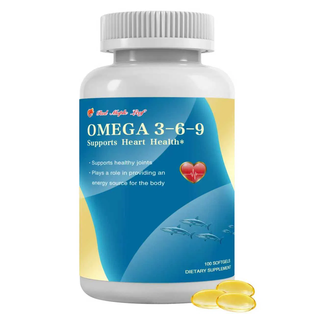 OEM/ODM Private Label Factory Supply Omega 369 Softgels Capsules Food Supplements