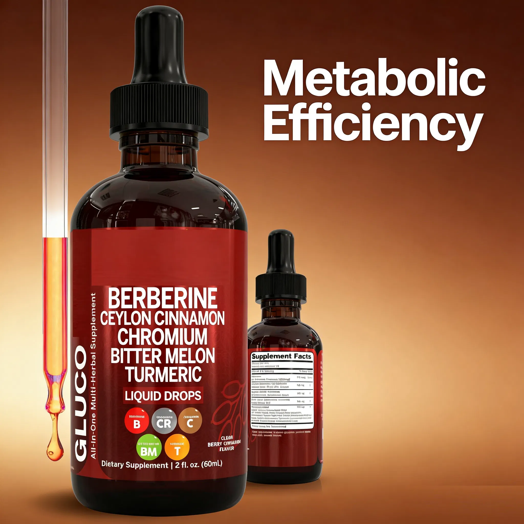 Supports Immune Function with Berberine, Turmeric, and Cinnamon Blend