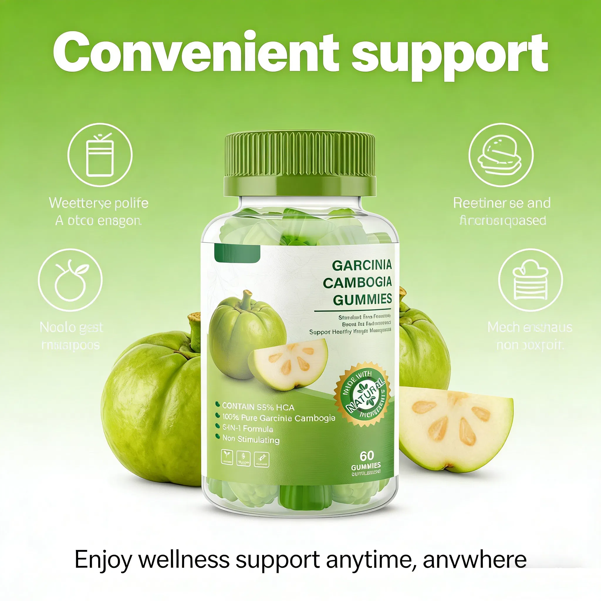 Premium Sleep Melatonin Gummy Candy Dietary Supplement for Restful Nights