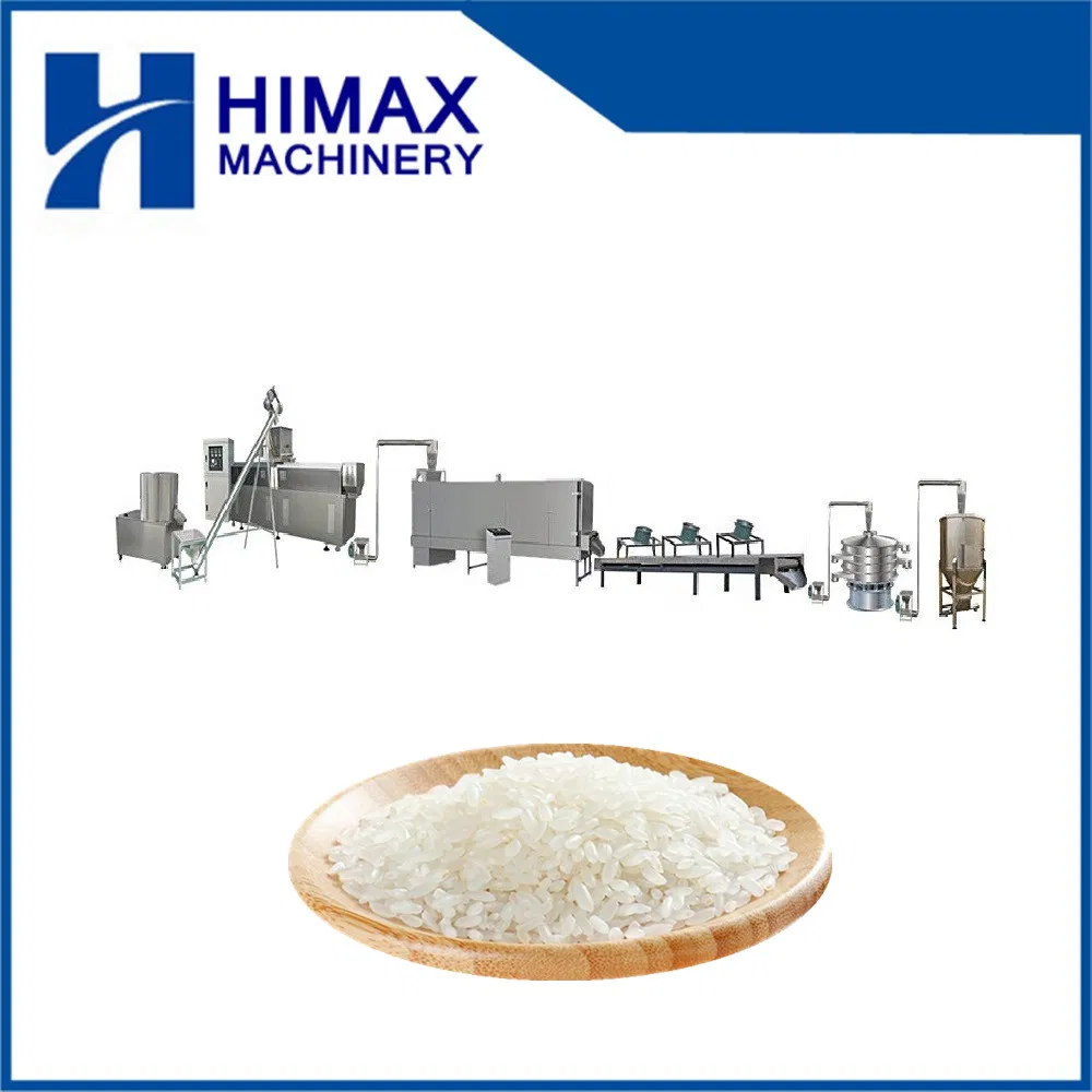 Best Price Double Screw Extruder Artificial Rice Making Machine Formulation