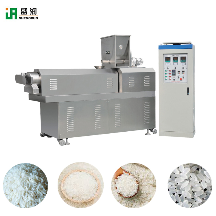 Artificial Rice Making Extruder Machine Fortified Rice Processing Line Plant