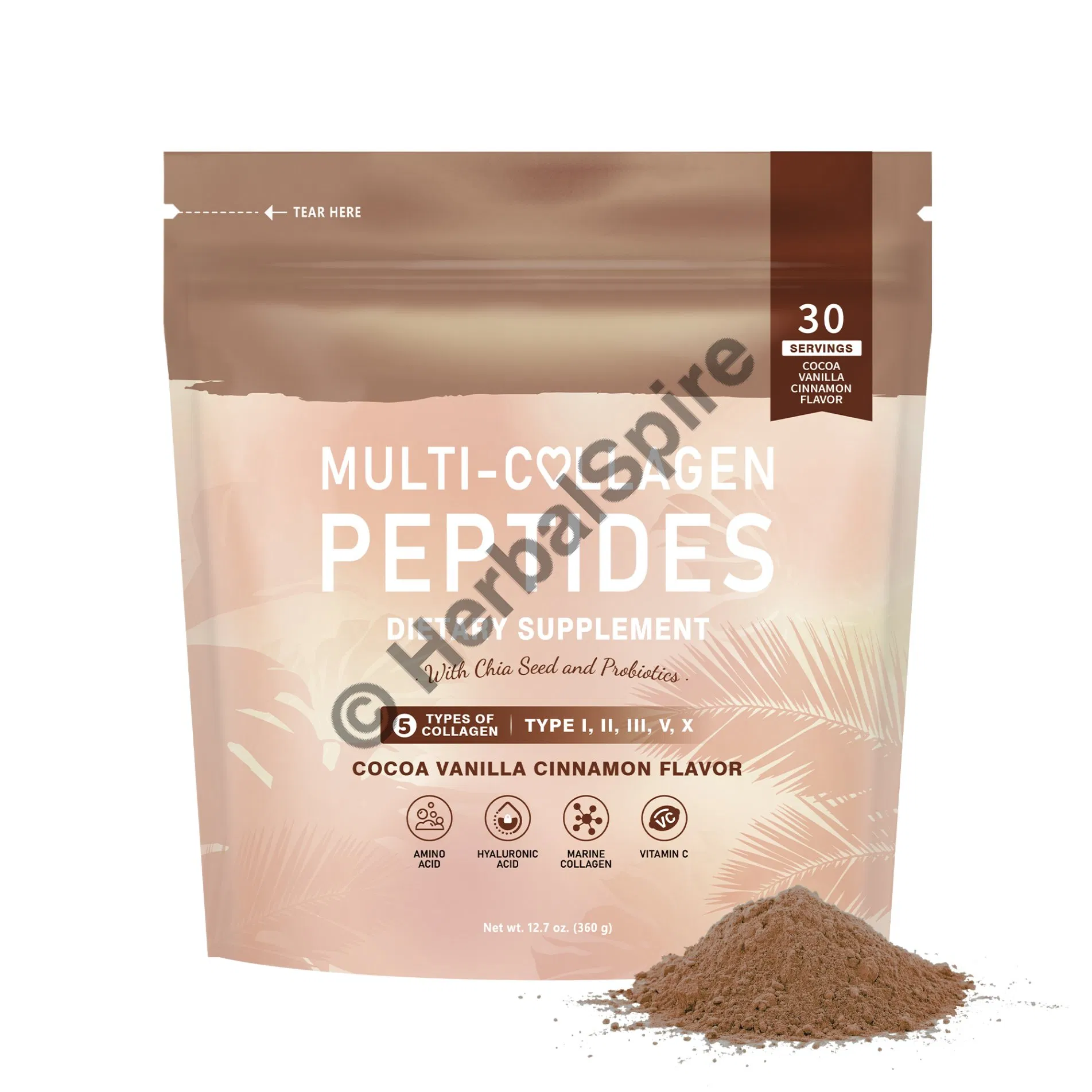 Multi Type Collagen Peptide Complex for Joint Flexibility and Connective Tissue Support
