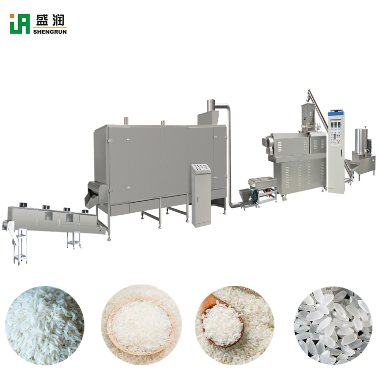 China Manufacturer Artificial Rice Making Machine Extruder Fortified Rice Plant
