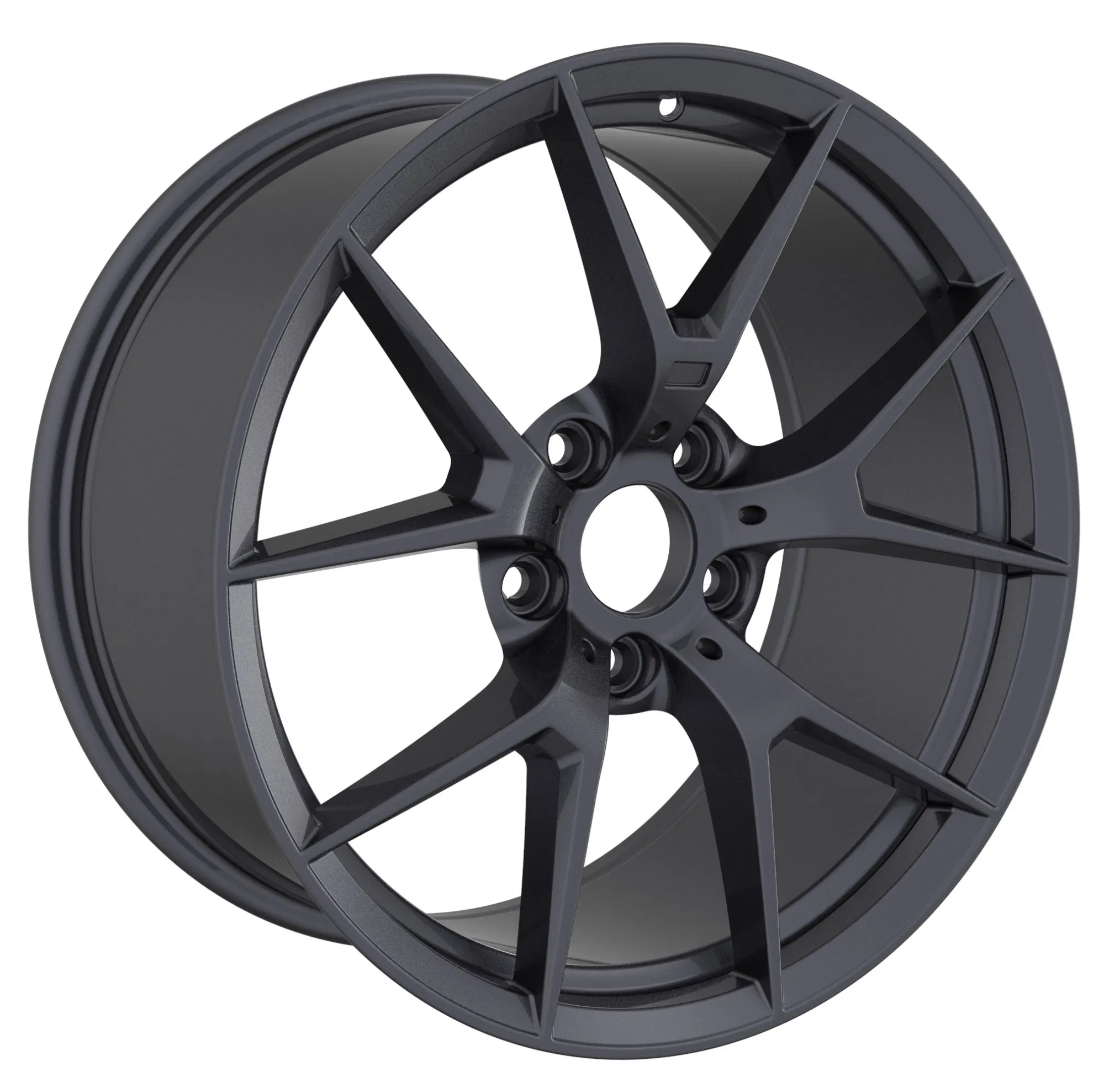Customized 5X130 Car Rims Hyper Black Front and Rear Wheels