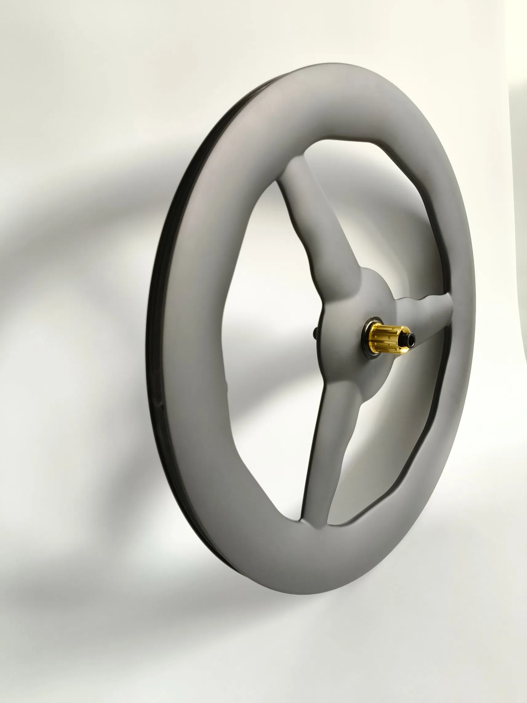 700c 3 Spoke Carbon Track Wheels Tri Spoke Single Speed Bike Wheels Fixed Gear Tubular Clincher