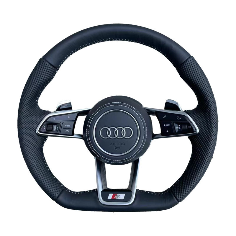 Wholesale Steering Wheel Carbon Fiber Leather for Audi A4 A5 A6 A8 RS5 RS7 Modification OEM/ODM