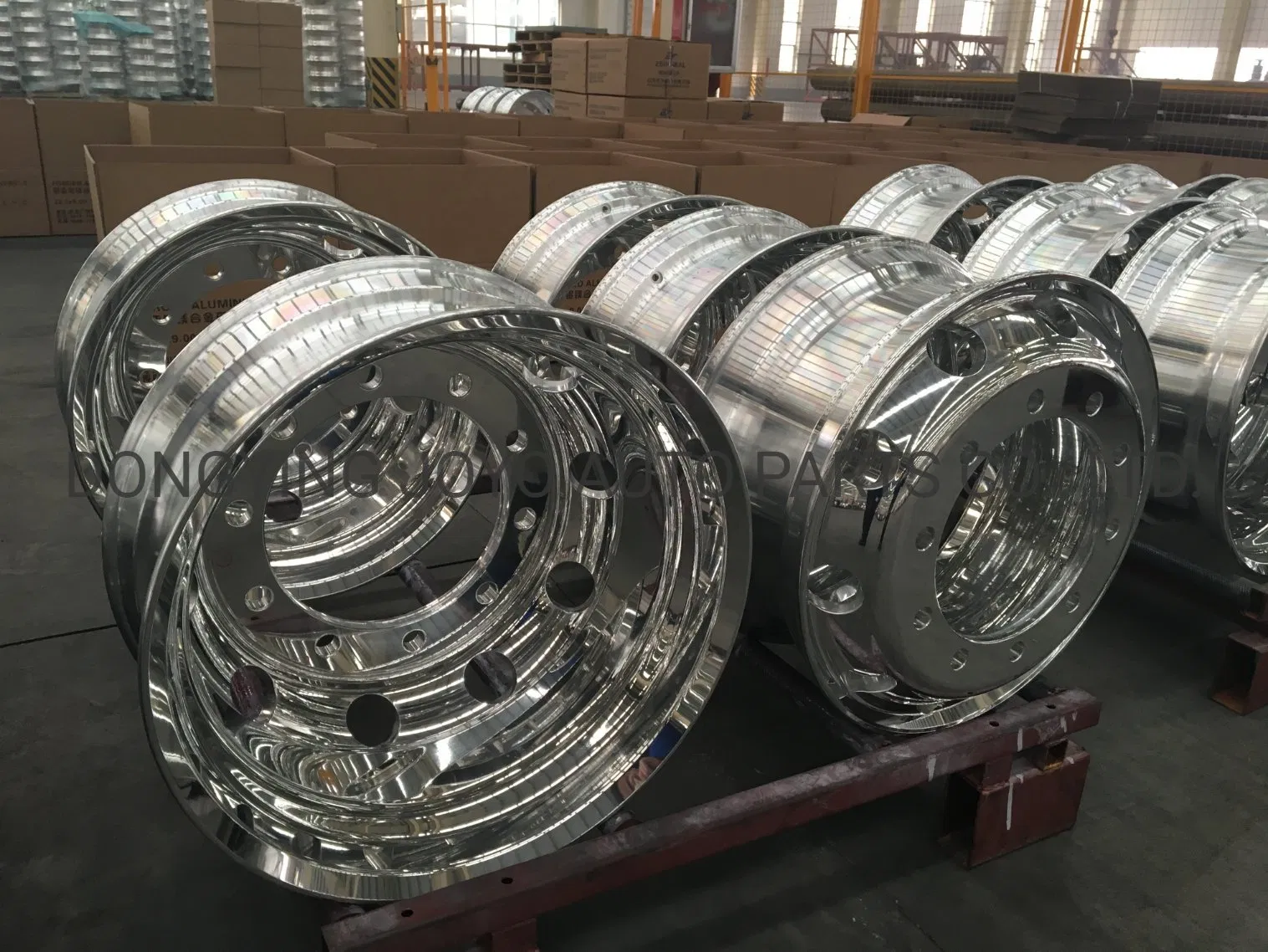 24.5-Inch Good Quality Forged Aluminum Magnesium Alloy Double Polished Wheels, Rims, and Hubs