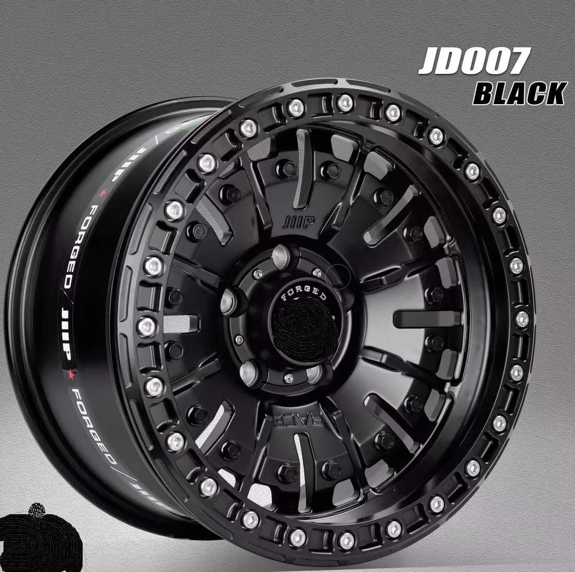 off-Road 4X4 Aluminum Wheel Rim with Beadlock, Aftermarket. Modification