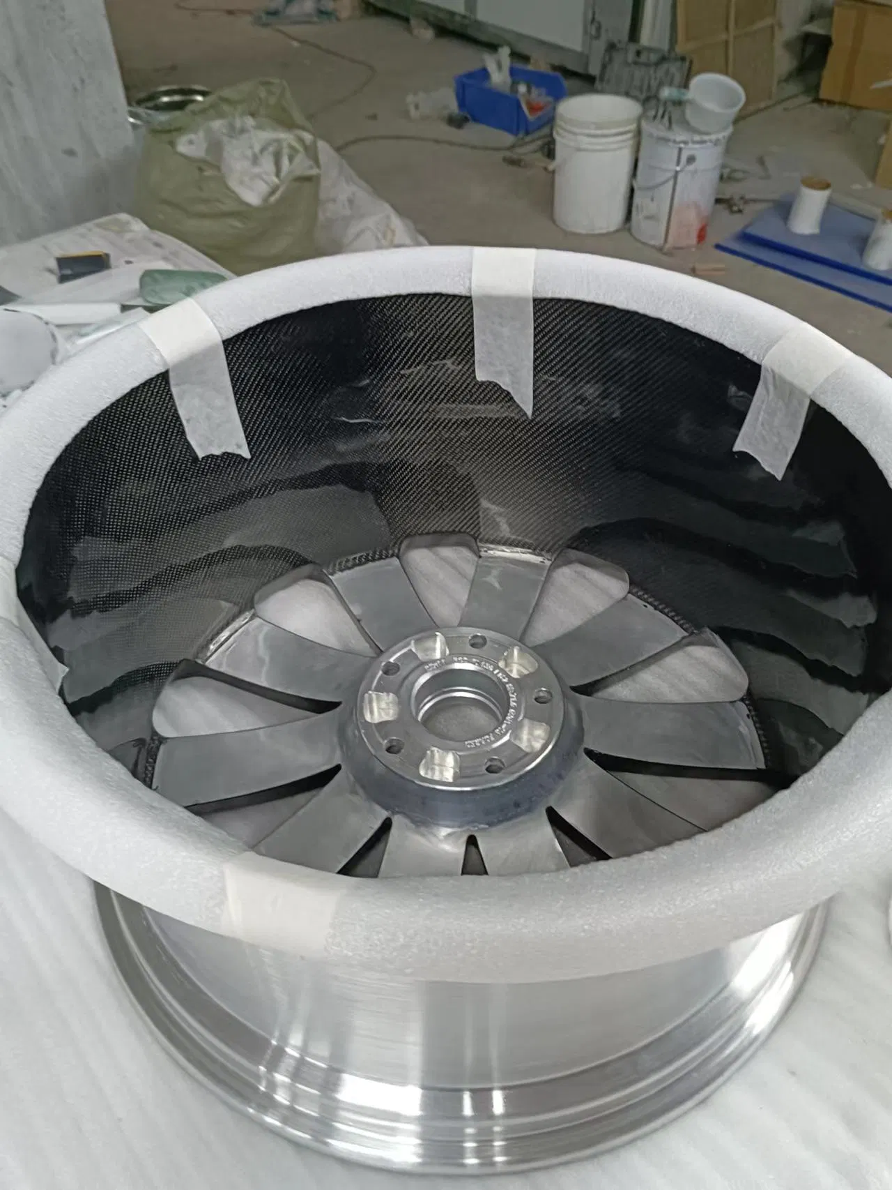 Coated Carbon Fiber Forged Aluminium Alloy Wheels, Car Rims