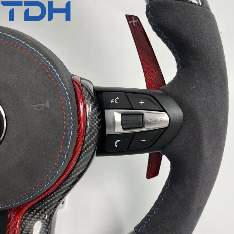 Customizable Carbon Fiber Steering Wheel Upgrade