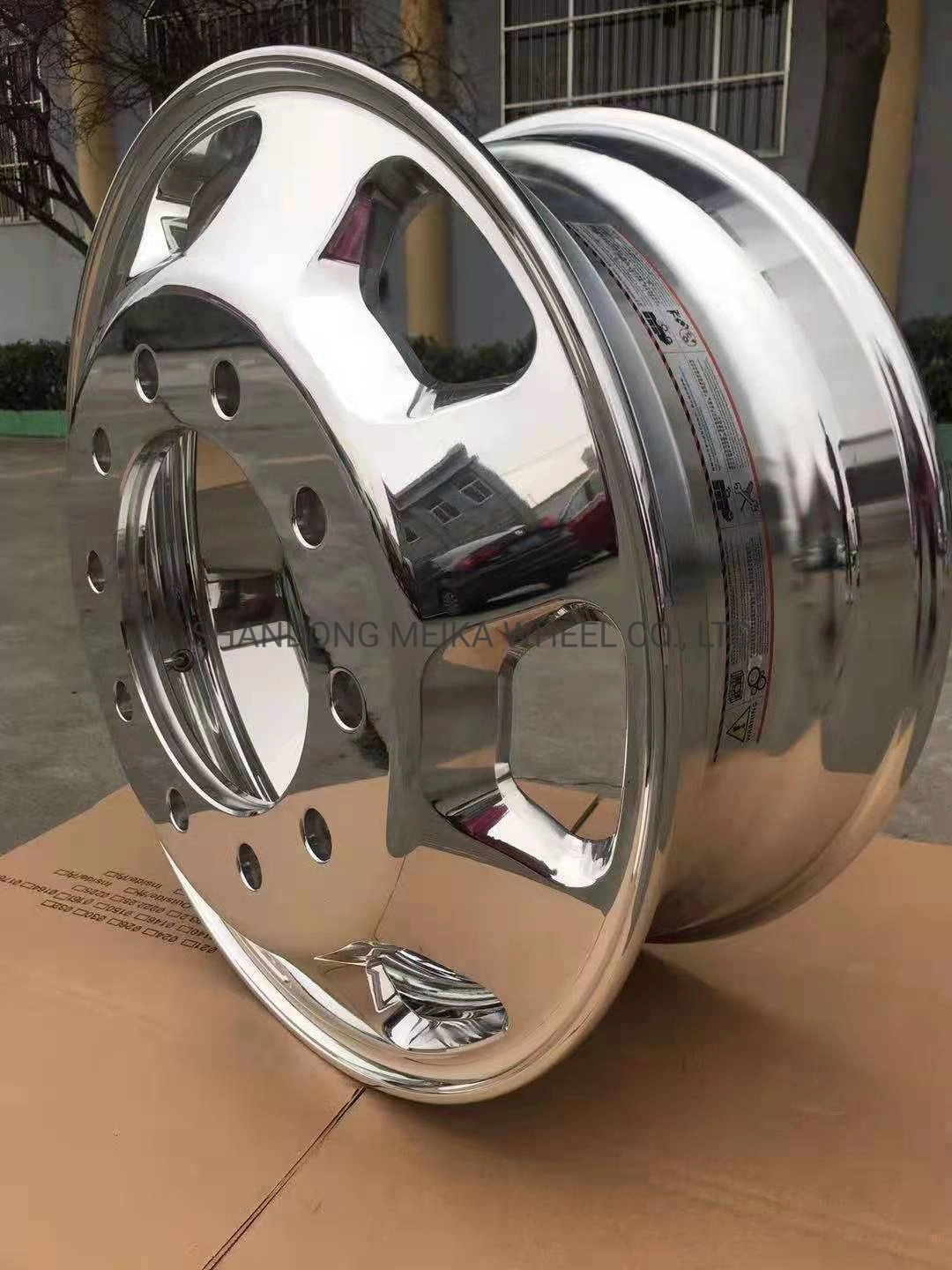 22.5 x 8.25 Customerized Wind Holes of Forged Alloy Truck Wheels