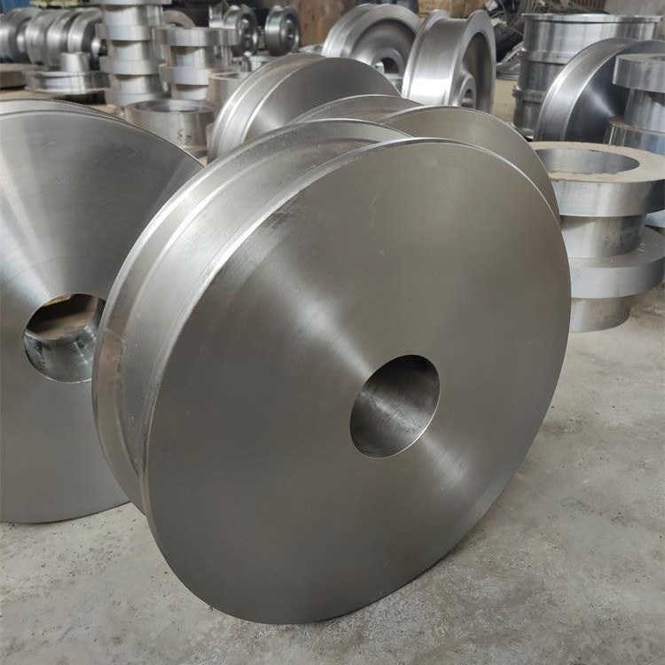 Machinery Part Forged Steel Crane Gantry Rail Wheel Crane Rail Trolley Wheel