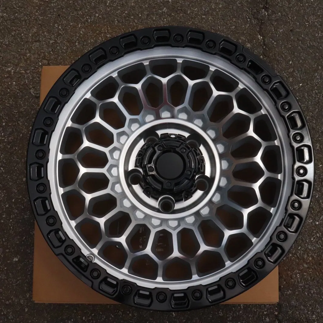 20X10j Beadlock off-Road Alloy Wheels Machined Face Black Lip