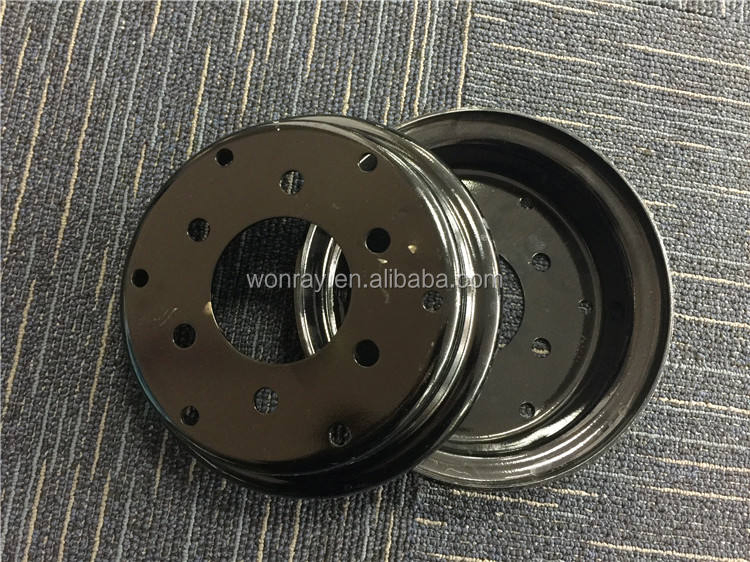 Wholesales Airport Ground Equipment Wheel 4.00-8 Tire Use Good Quality 5 Holes Split Steel Rim Wheel 3.75-8 White or Black