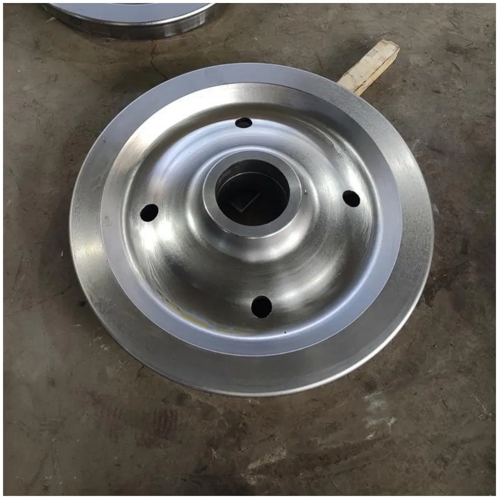 Machinery Part Forged Steel Crane Gantry Rail Wheel Crane Rail Trolley Wheel
