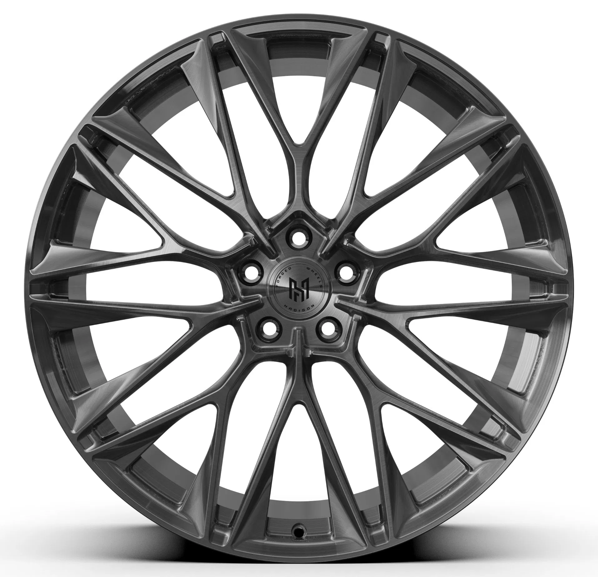 5X110 5X112 High-Performance Sporty Rims 19 20 21 22 Inch Custom Split-Spoke Forged Wheels for Lamborghini Huracan Maserati Mc20
