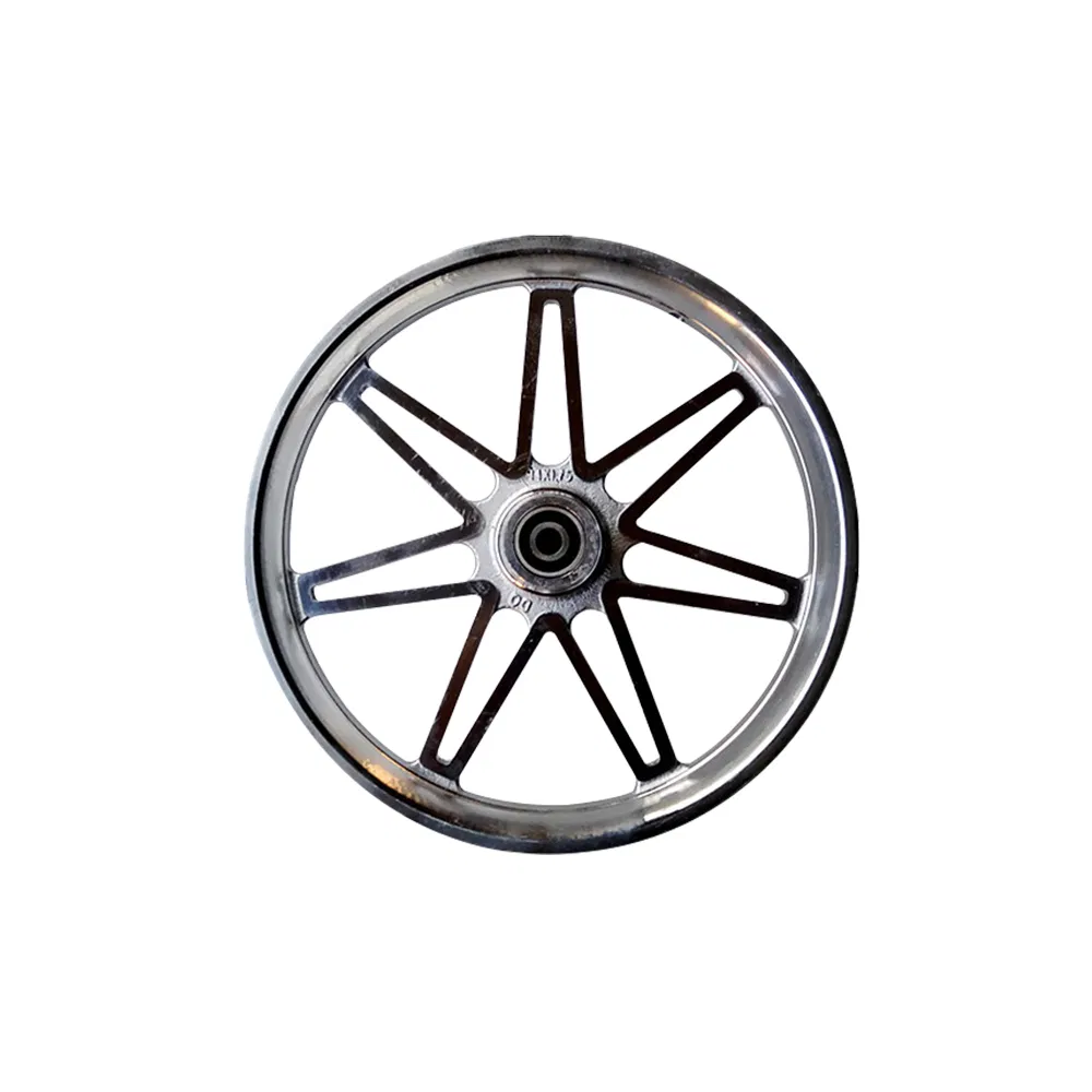 Electric Motorcycle Integrated Aluminum Wheels 12 Inches, 14 Inches 16 Inch Front and Rear Disc Brake Wheel Hub Rim