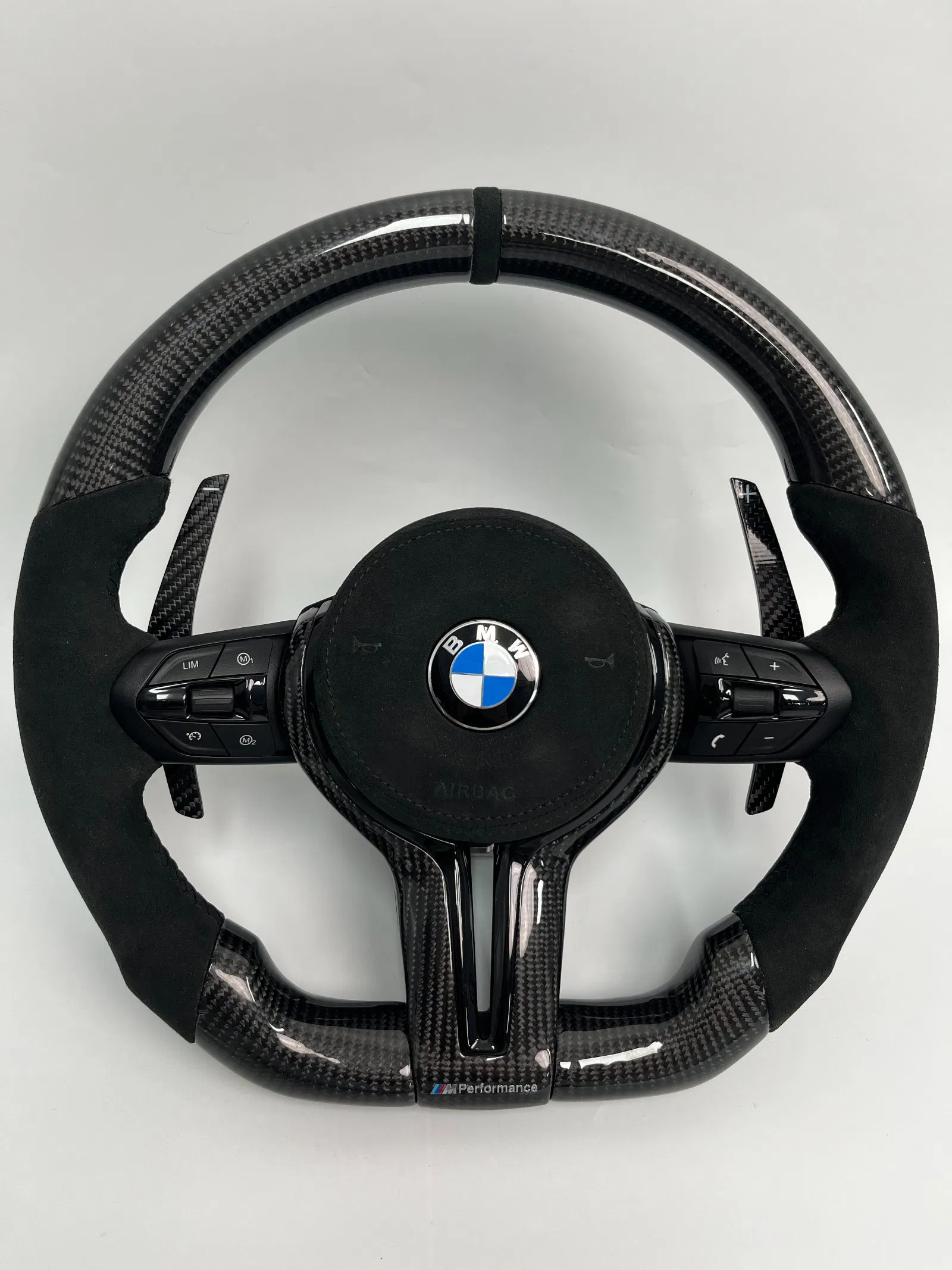 Carbon Fiber for BMW F30 F10 3 Series 5 Series X5 X6 E90 E92 M3 M5 E46 F20 F12 F80 F82 LED Steering Wheel Customization Sports