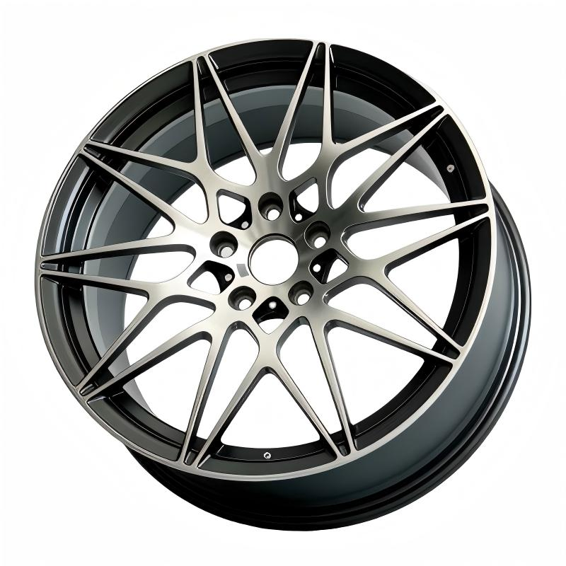 Hot Selling 5 Split Spoke Black Machined Car Alloy Wheels for BMW/Audi/VW