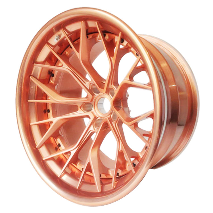 Forged Alloy Wheels OEM Custom Vossen Replica Deep Dish Rose Car Rims for Ford Chevrolet Toyota RAM