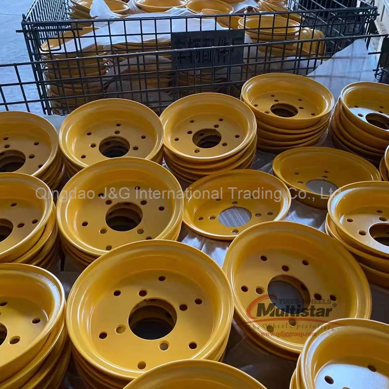 Industrial Split Steel Rim Wheels for Forklift Skid Steer Wheel Rims 4.50e-12 5.00s-12 6.50f-12 8.00g-12