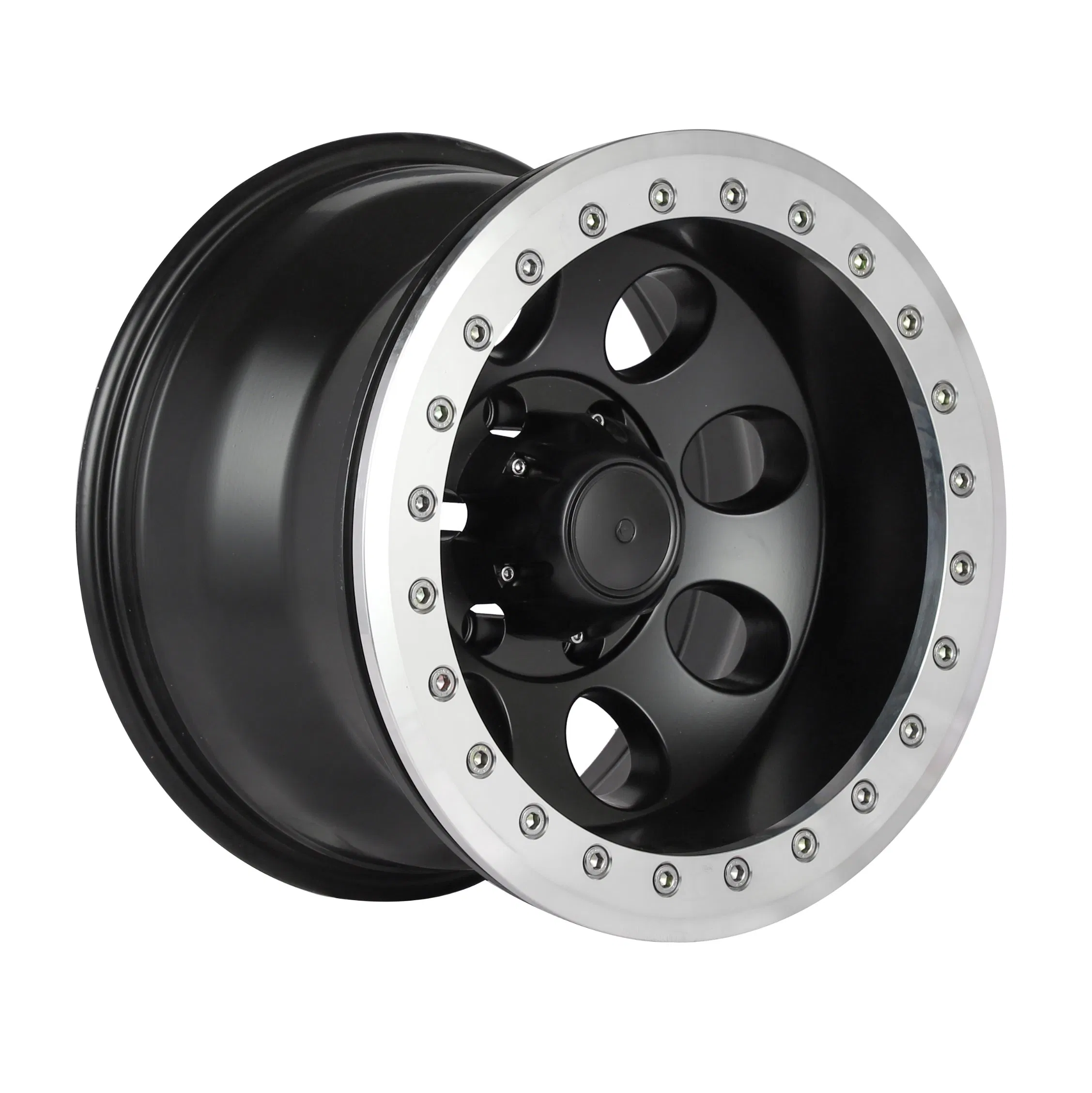 High Performance Durable True Beadlock Silver Alloy Wheel for Cars