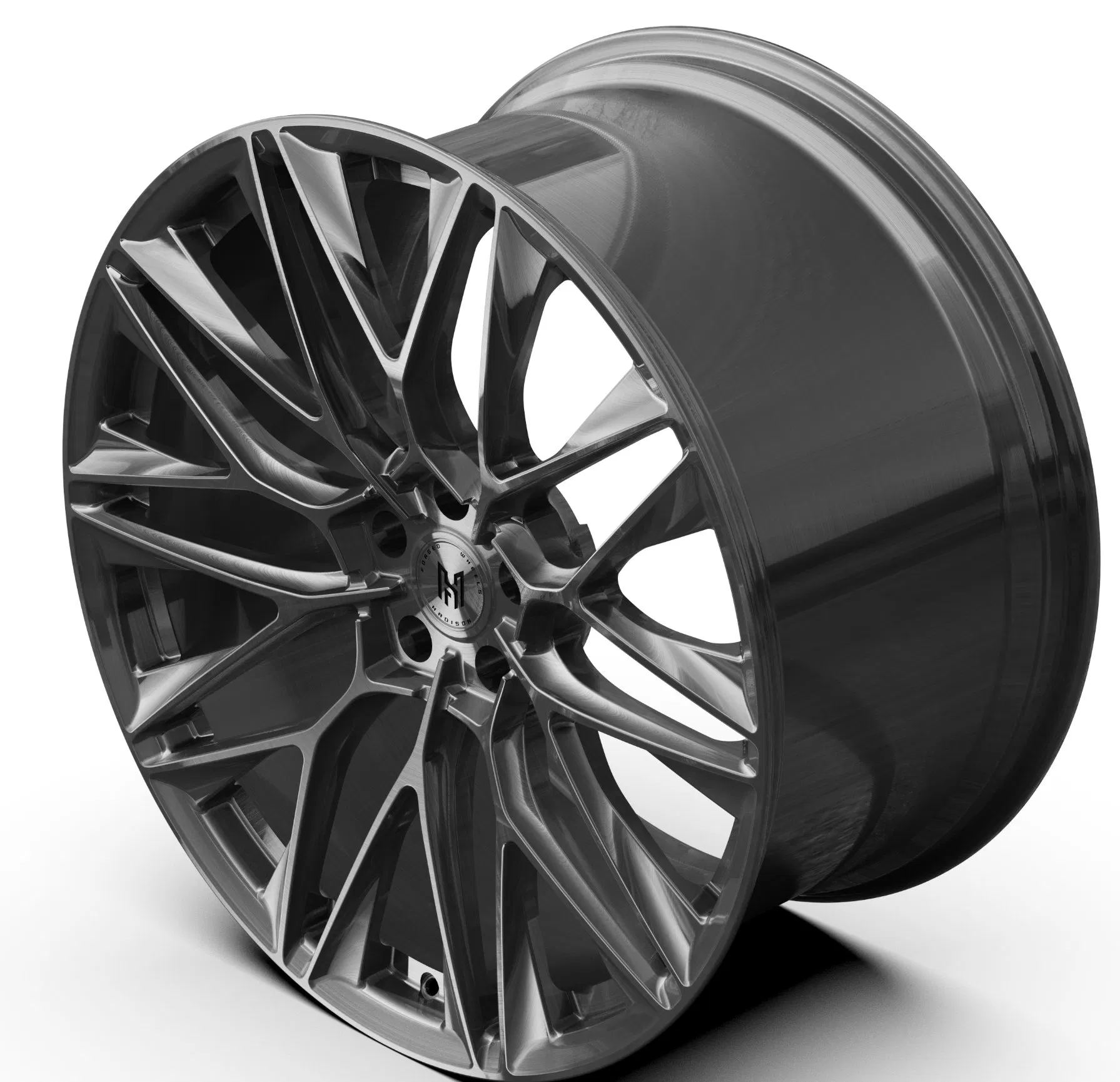 5X110 5X112 High-Performance Sporty Rims 19 20 21 22 Inch Custom Split-Spoke Forged Wheels for Lamborghini Huracan Maserati Mc20