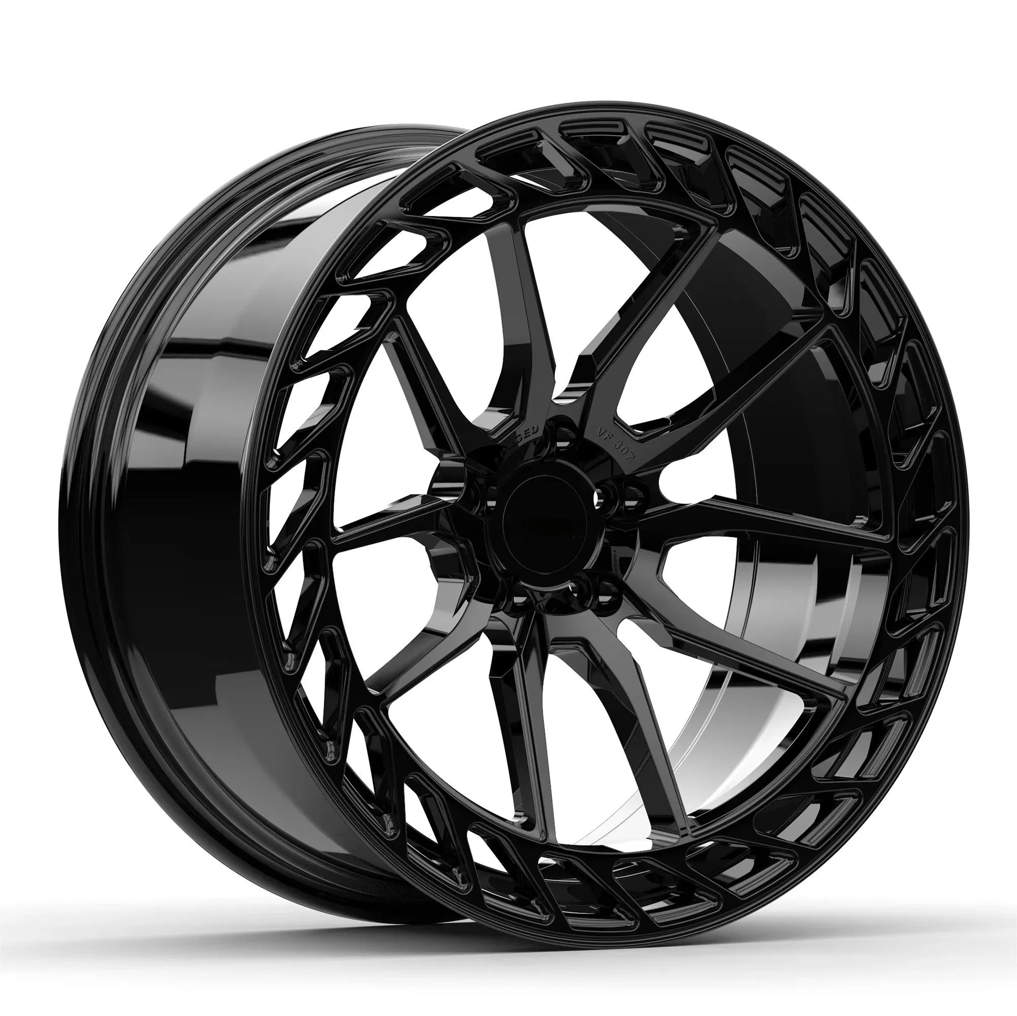 2-Piece Carbon Fiber Barrel Forged Car Wheels 16/17/18/19/20/21/22/23/24inch Aluminum Alloy Rims
