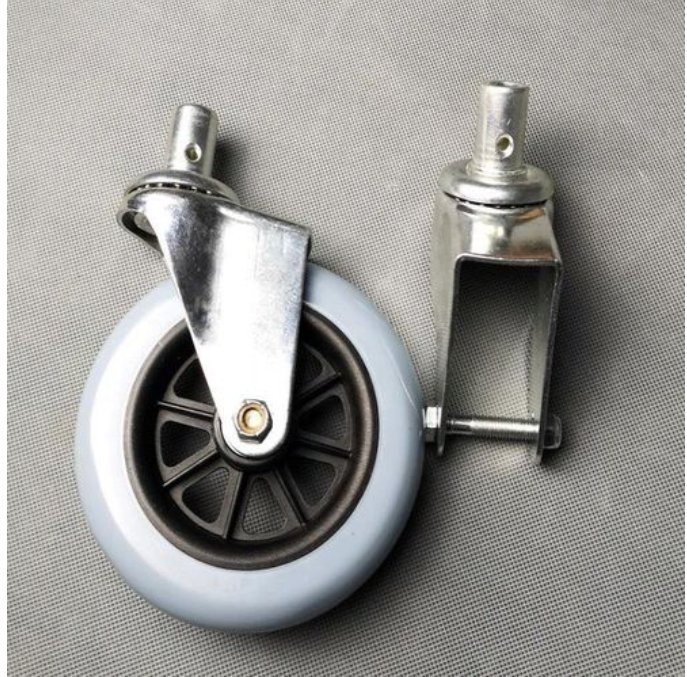 Wheelchair Brake Parts Wheelchair Caster Wheel Auto Parts Wheel Handrimi Rear Wheels with Rubber Tire