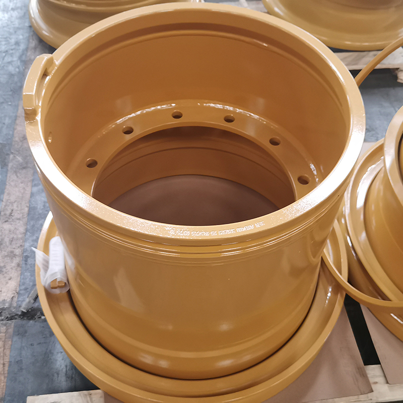 China Factory Tubeless Tire 25-19.50/2.5 3-Piece 5-Piece Steel Wheel Used for Loader Wheel