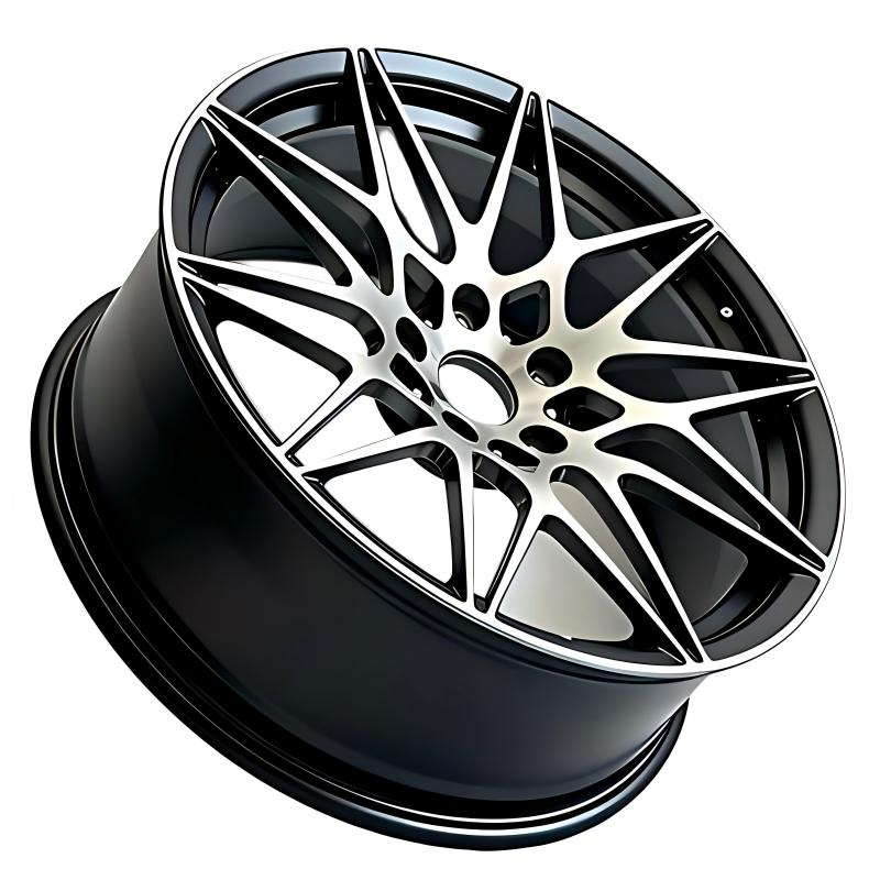 Hot Selling 5 Split Spoke Black Machined Car Alloy Wheels for BMW/Audi/VW
