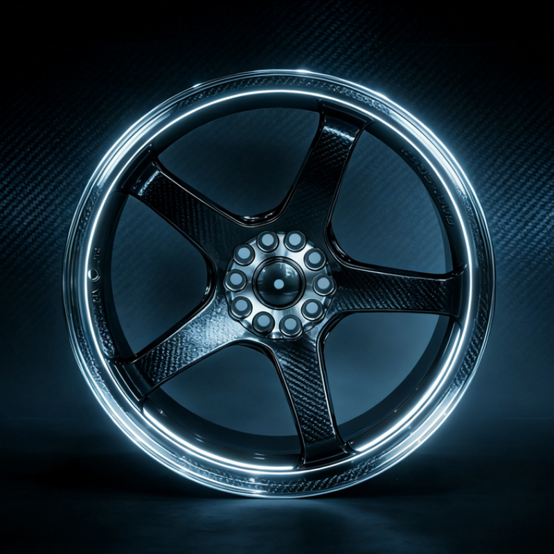 High Strength Forged Material Performance Wheel with Innovative Multi Spoke Design