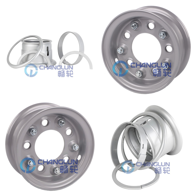 Changlun Wheel for Forklift Material Handling Equipment Split Rim 4.33r-8 5/140/94 for Sale